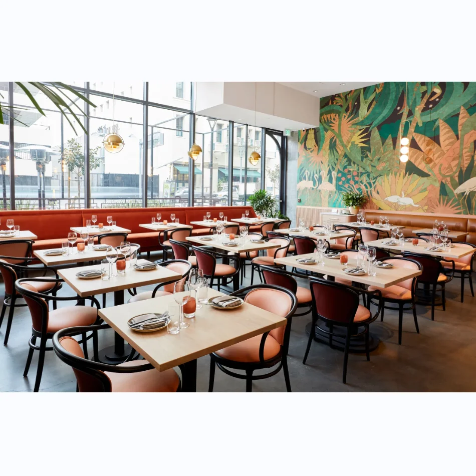 Hotel Restaurant Furniture Dining Furniture for Hotel Dining Chair and Table Set Modern Hotel Furniture