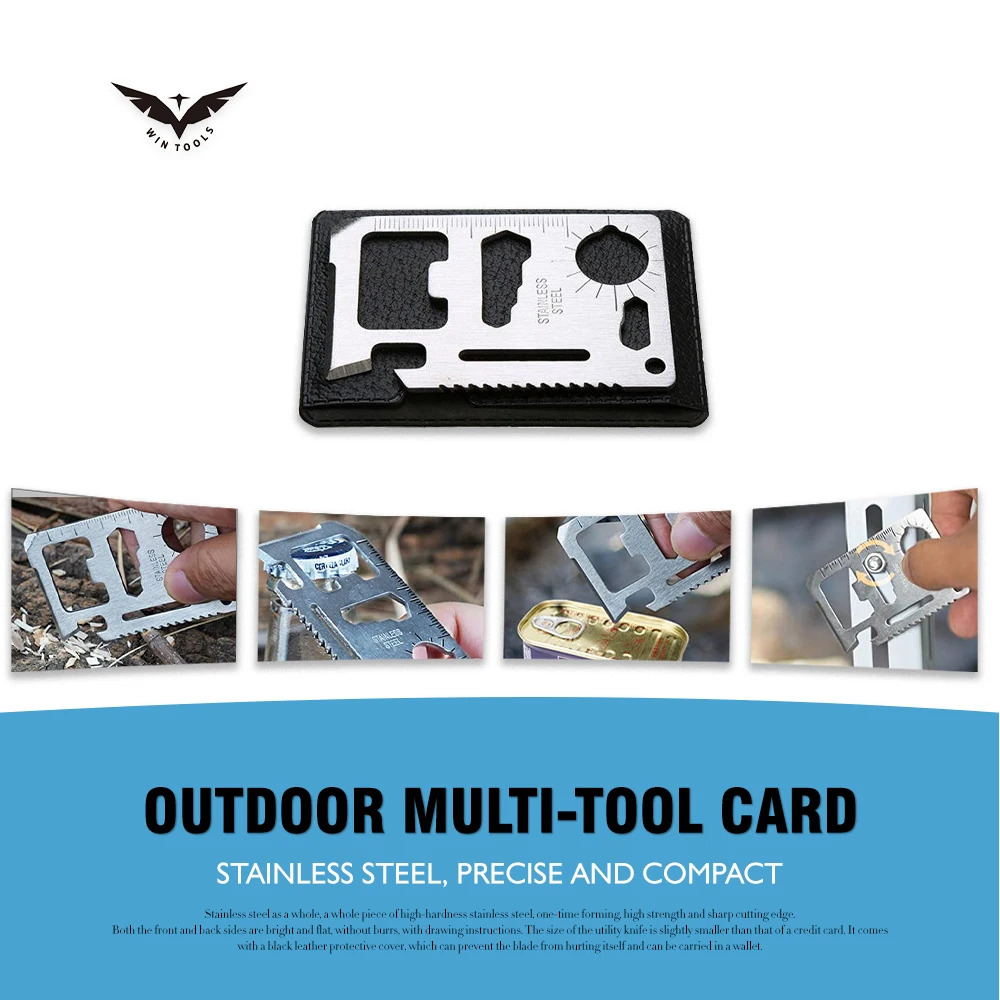 8 in 1 Survival Kit Outdoor Camping Emergency Survival Tools Set