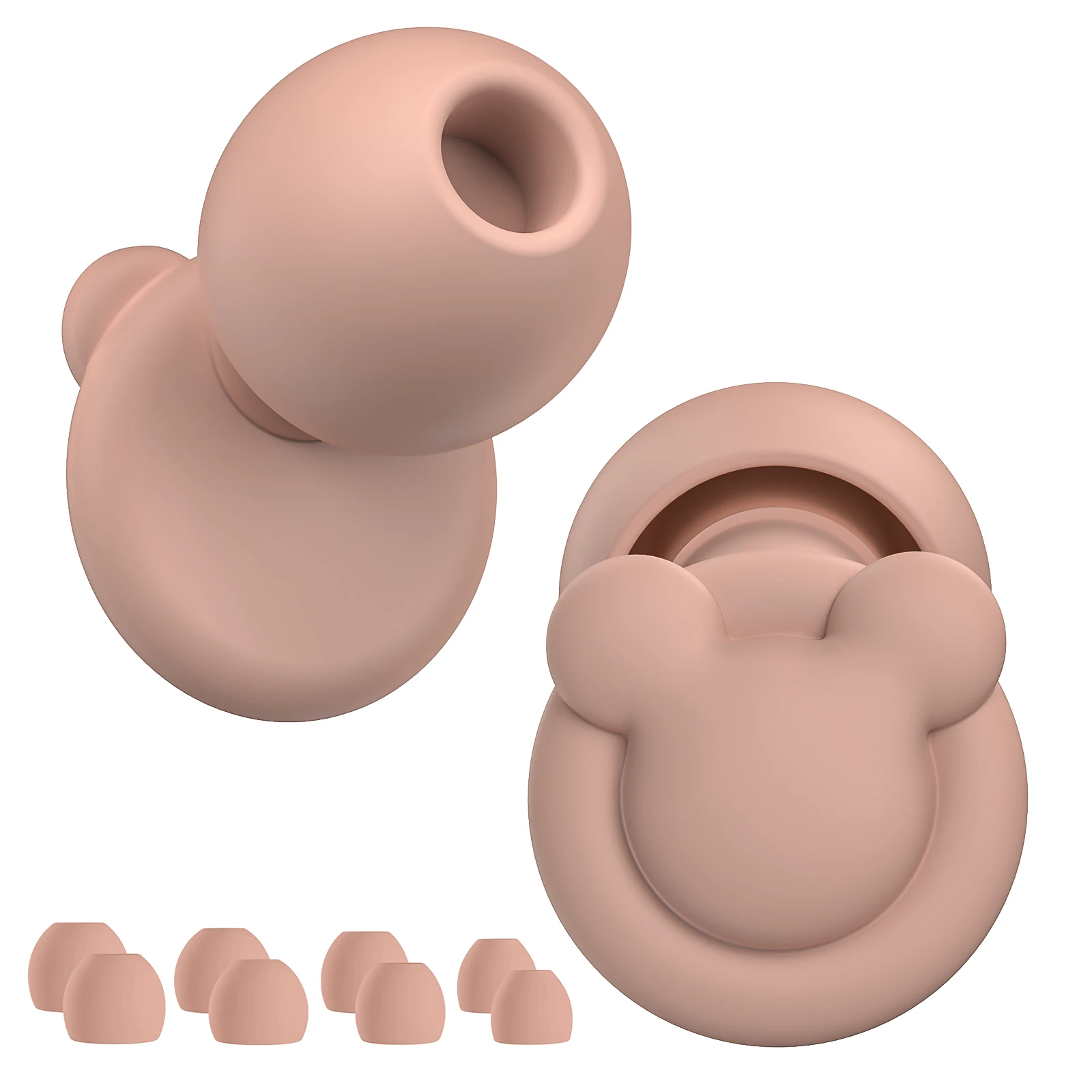 Custom Ear Plugs Noise Reducing Silicone Swimming Festival Soundproof Noise Cancelling Headphones Sleep Earplugs