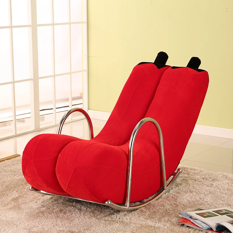Creative single lazy sofa banana recliner rocking chair rocking chair personality cute bedroom modern small apartment sofa