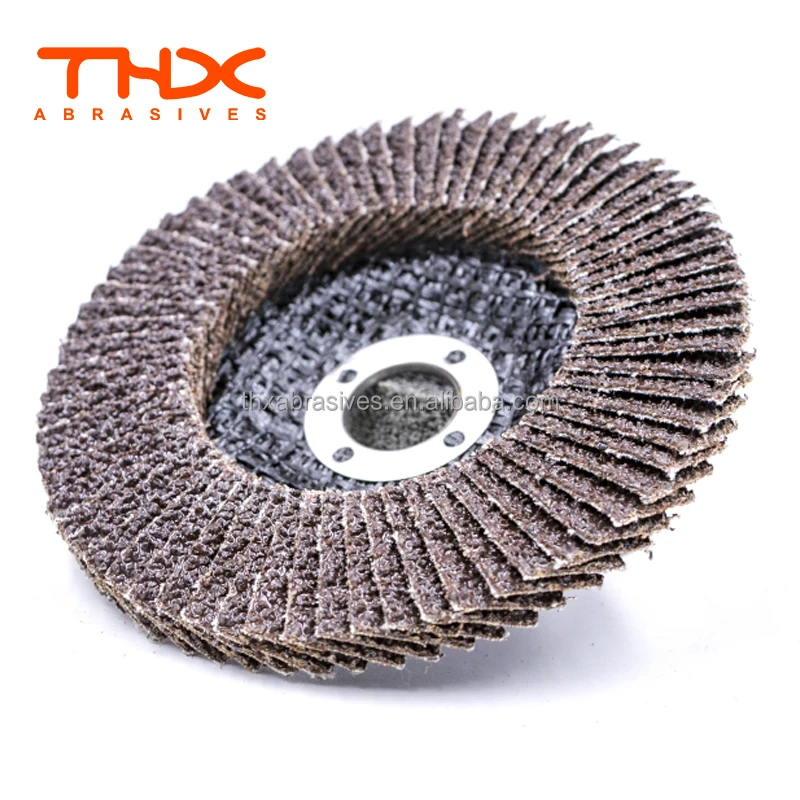 115 mm flap wheel grit 4.5 inch ceramic Zirconia Alumina flap wheel for INOX metal grinding wheel based on glass fiber