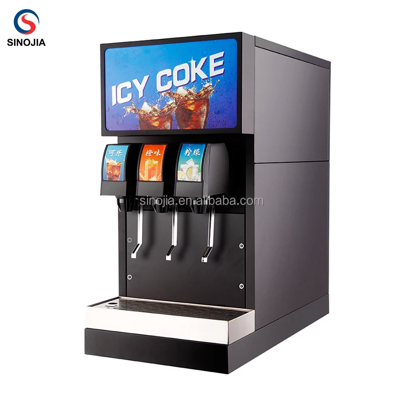 New Arrival Commercial Cola Machine / Self -Service Coca -Cola Beverage Machine / Milk Drinks Dispenser