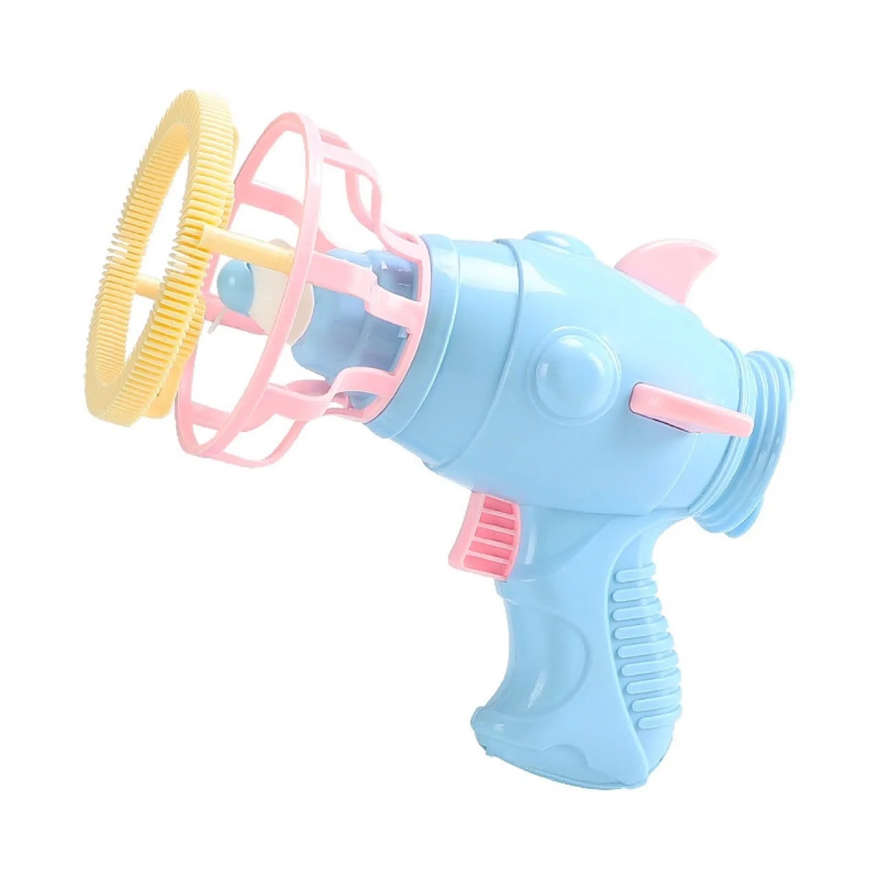 Electric Fan Blowing Bubble Machine 2 In 1 Toy Automatic Soap Bubble Gun For Kids