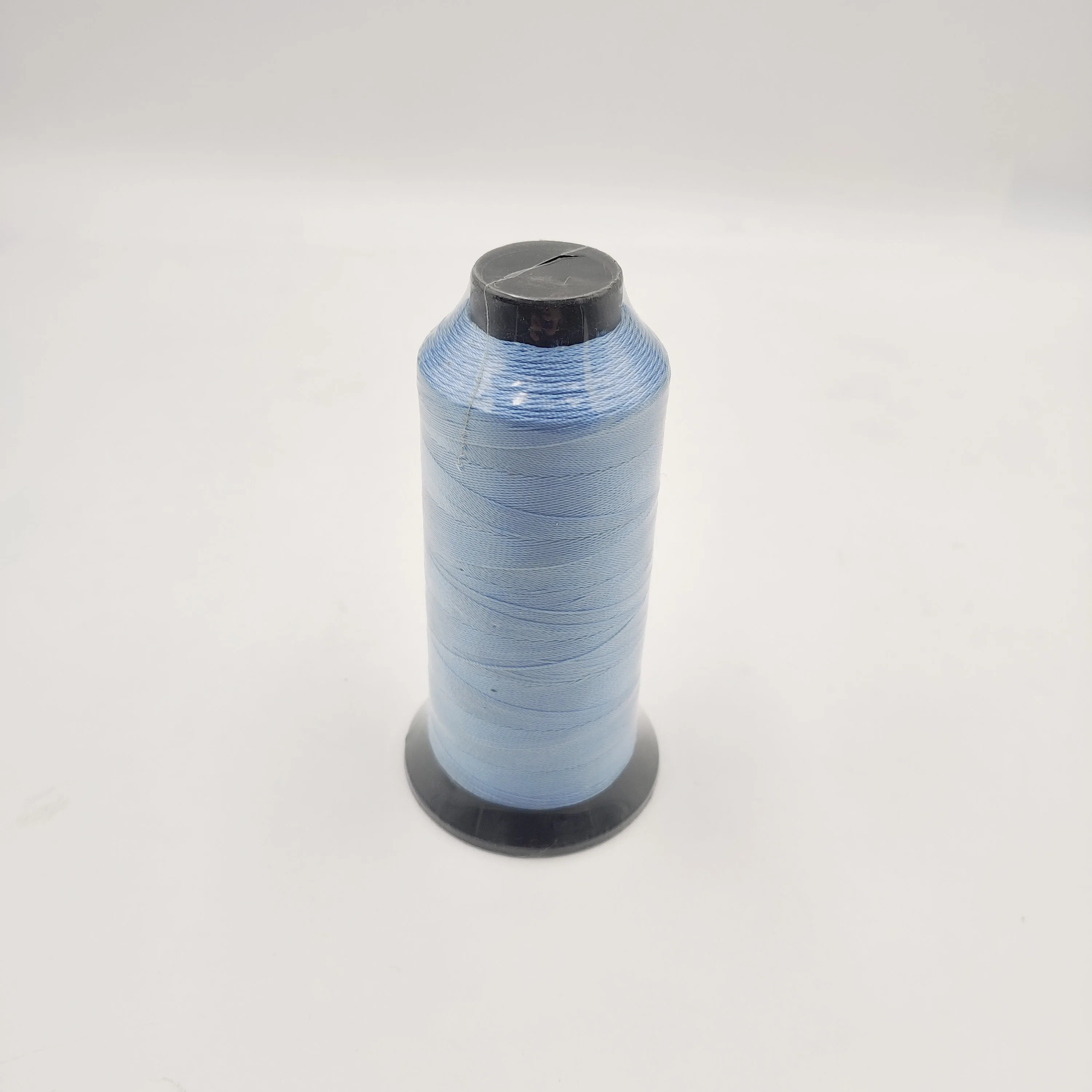 Factory Price Free Sample High tenacity sewing thread 100% Polyester colorful thread blue 500D/2 for bag
