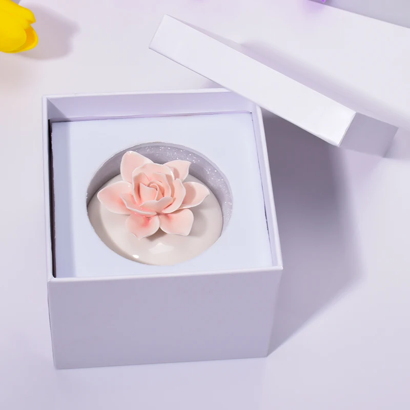 Ceramic jar Essential oil diffuser Candle jar Plaster container interior decoration gift