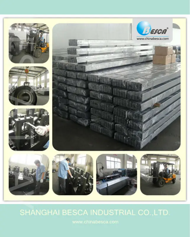 BESCA Hot Rolled Stainless Steel Channel Aluminium Solar Strut Channel Unistrut Channel