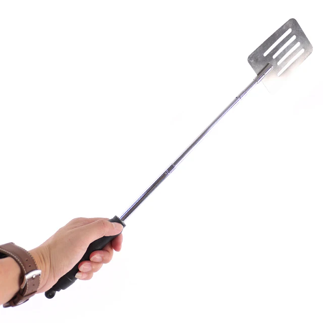 Wholesale Light Weight Stainless Steel Telescopic Spatula For BBQ