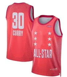 Wholesale New 2022 Hot Pressed #21joel Embiid #30 Stephen Curry #6 James All_star Jersey