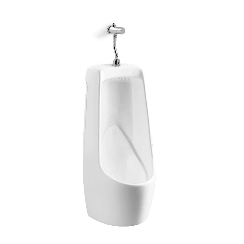 Home Washroom Urinal Sensor Toilet Wall Hung Sanitary Ware White Ceramic Floor Mounted Urinals