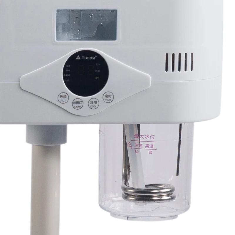 Todom DT-A368A NEW professional beauty salon machine touch panel timer digital hot & cold vaporizador facial Steamer vaporizer
