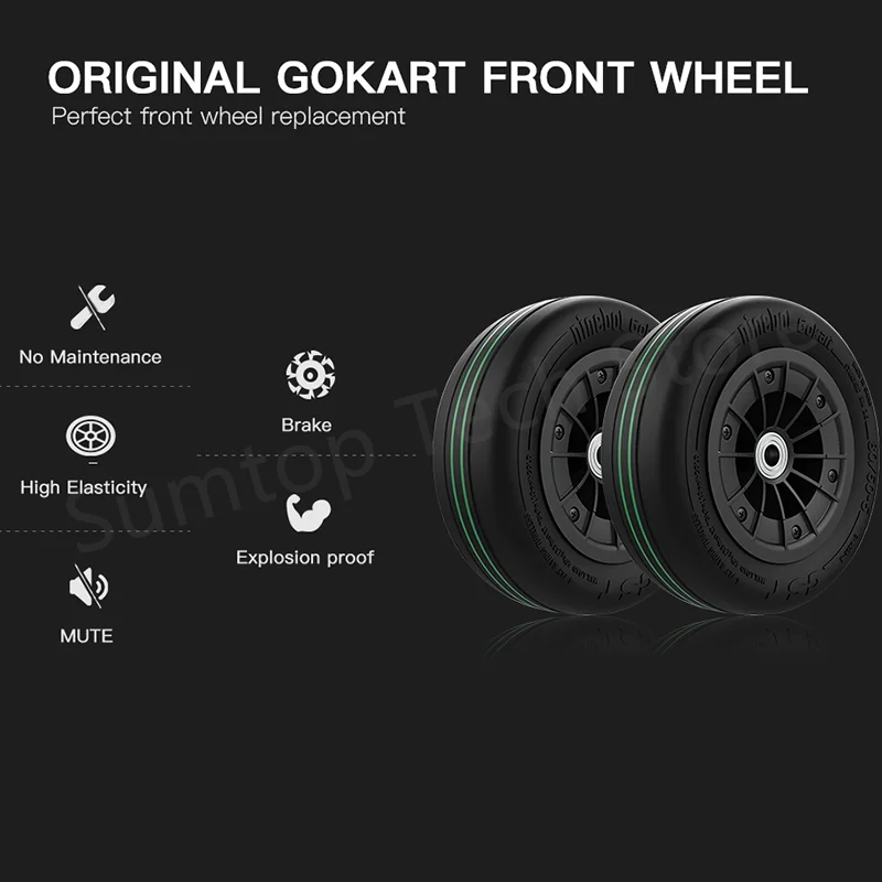 Original Front Wheel Assembly For Ninebot Gokart PRO Go Kart Pro2 Kit Refit Smart MAX Self Balance Scooter Front Tyre Accessory
