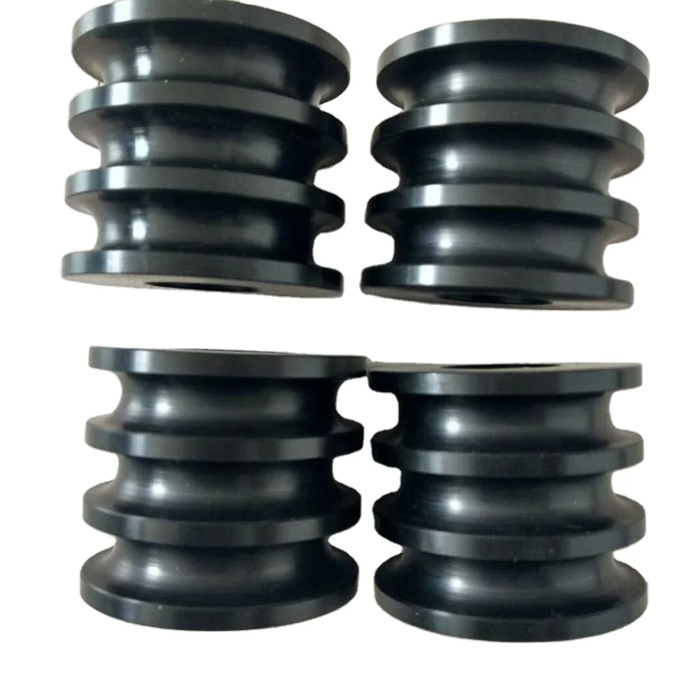 Shape Part Good Slidability Special-shaped Parts Nylon plastic  pulley