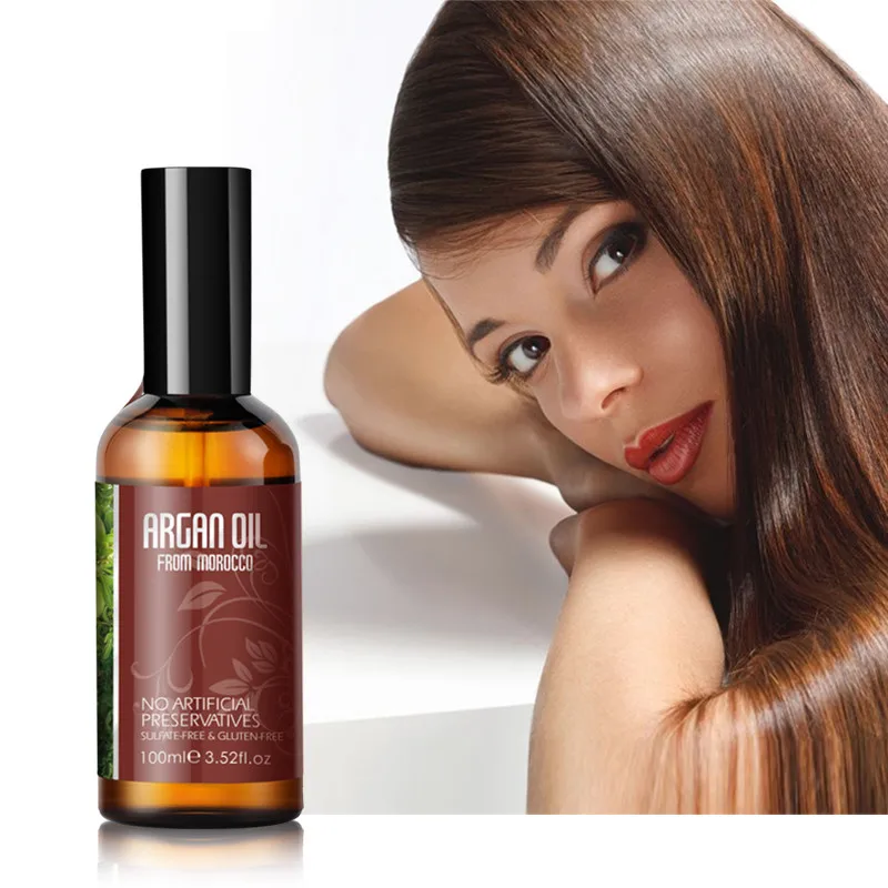 Wholesale Private Label Organic Keratin Deeply Repair Hair Treatment Moroccan Oil Essence Moisturizing Hair Serum