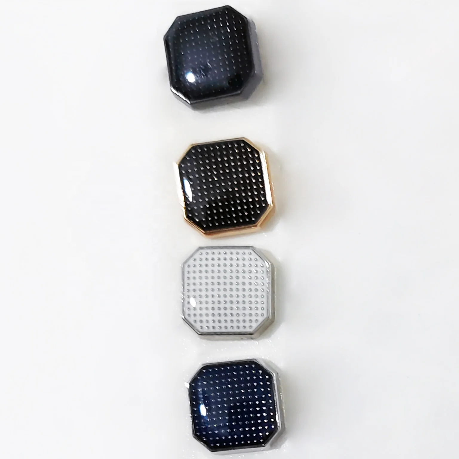 Fashion Octagon Design Thobe Buttons Snap Press Metal Zinc Alloy Four Part Snap Button