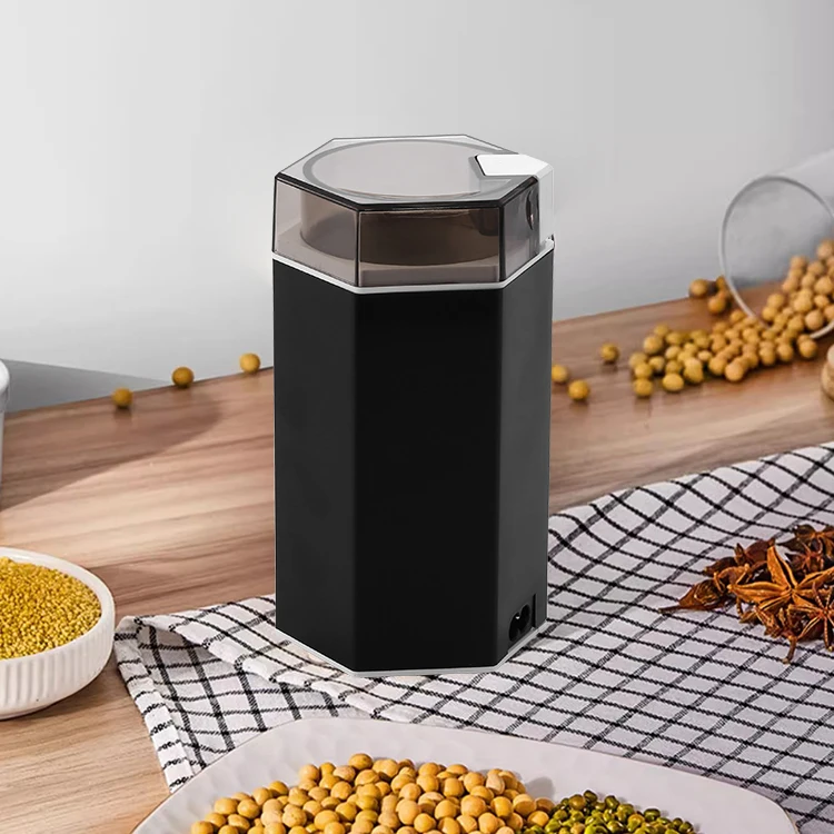 Multifunctional Household Electric Small Grinding Mill 200W Coffee Grinder for Beans, Spices, Herbs, Nuts, Grains