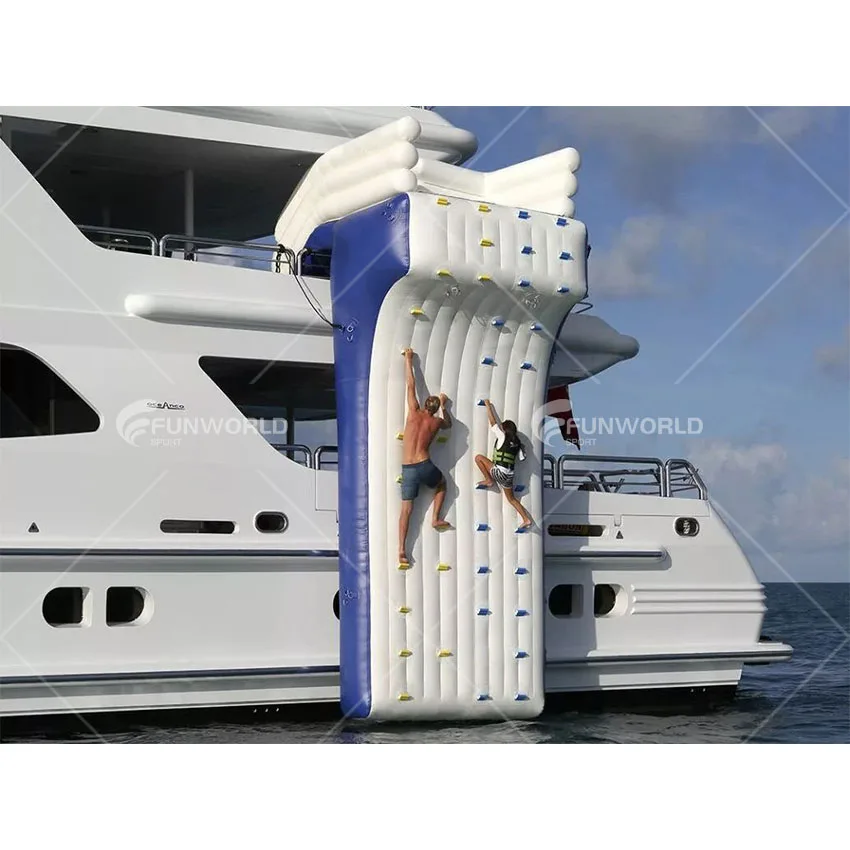 High Quality Rock Climbing Walls Inflatable Floating Climber Inflatable Climbing Wall For Yacht Water Games