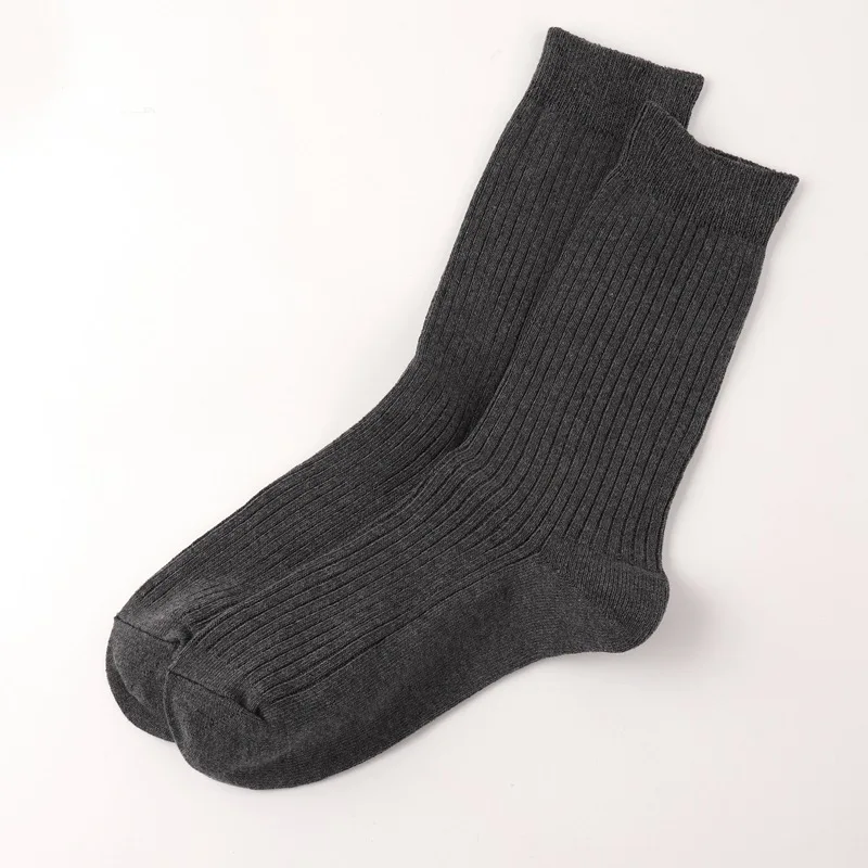 Костюм мужские деловые носки мужские повседневные носки из полипропилена Заводские трикотажные носки хлопковые мужские однотонные мужские черные темно-серые унисекс