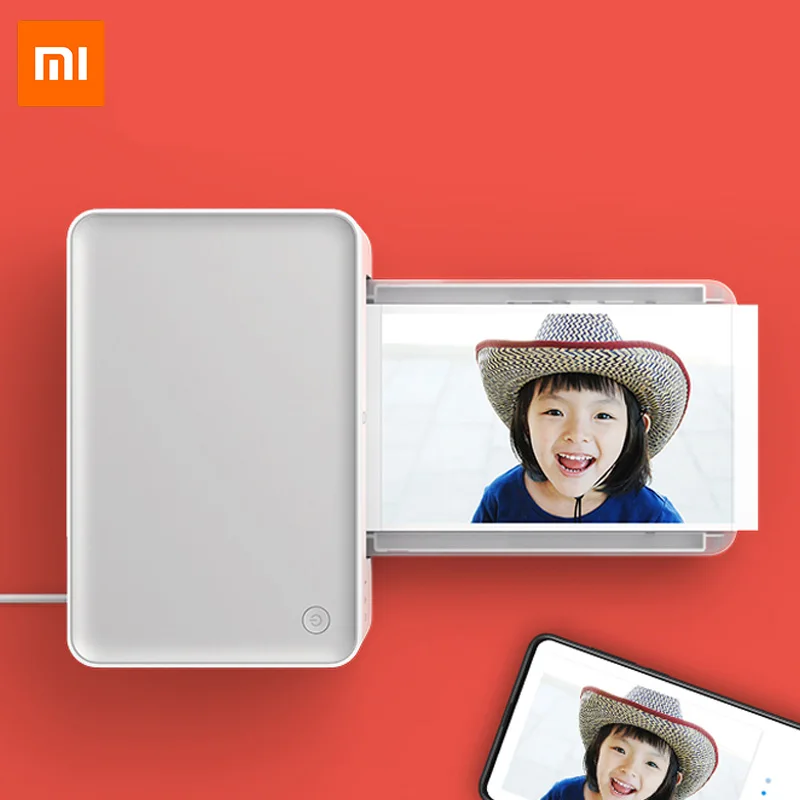  Карманный принтер Xiaomi фотонаклейка специальная наклейка с принтом без чернил маленький симпатичный размер около 3