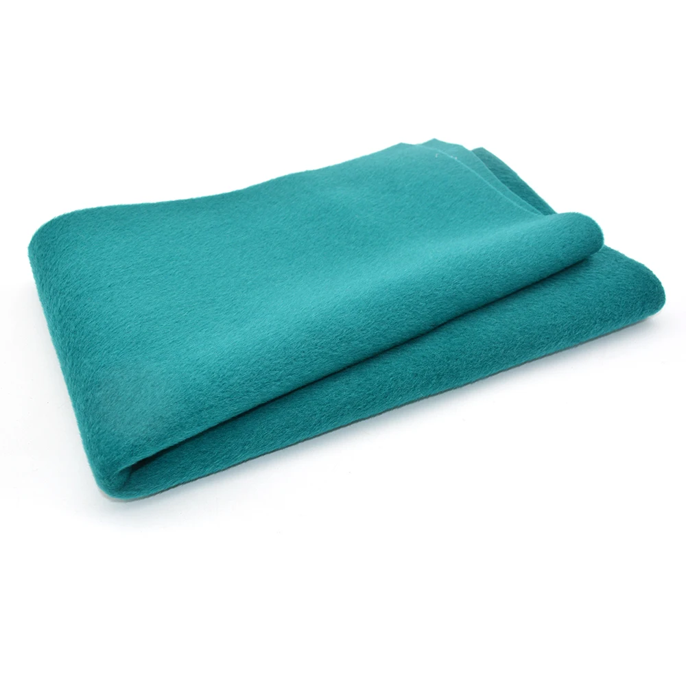 Available in a variety of colors cashmere fabric with smooth wool on both sides 90% wool and 10% cashmere