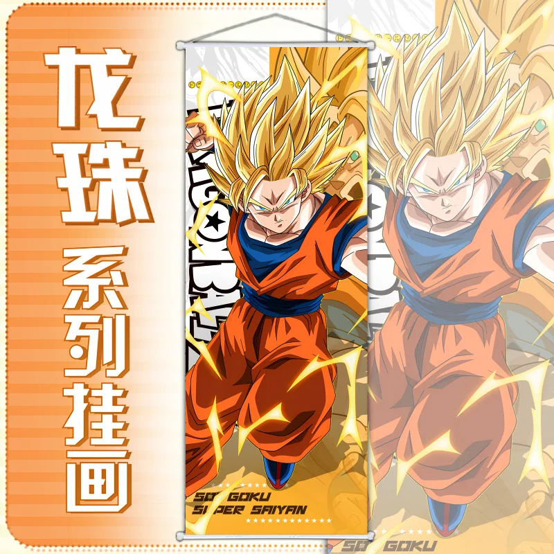70*25 см дракон Супер Saiyan Goku Vegeta Gohan Ball DBZ аниме шоу распродажа мультяшных Wallscrolls настенный свиток