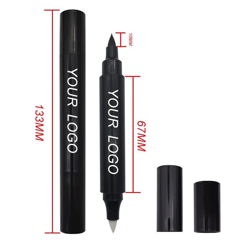 Makeup Double Head Eraser Eyeliner Waterproof Eyeliner Private Label Liquid Eyeliner with Easer