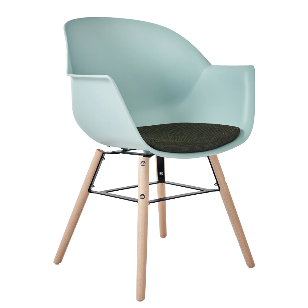 luxury nordic chair sillas comedor plastic dining chair with wooden legs