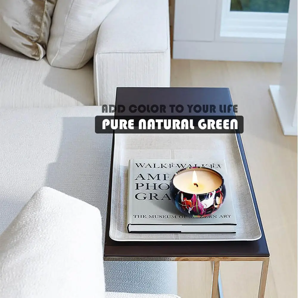 
Amazon Hot Sell Soy Scented Candle In Tin Box Gift Set Of 8 