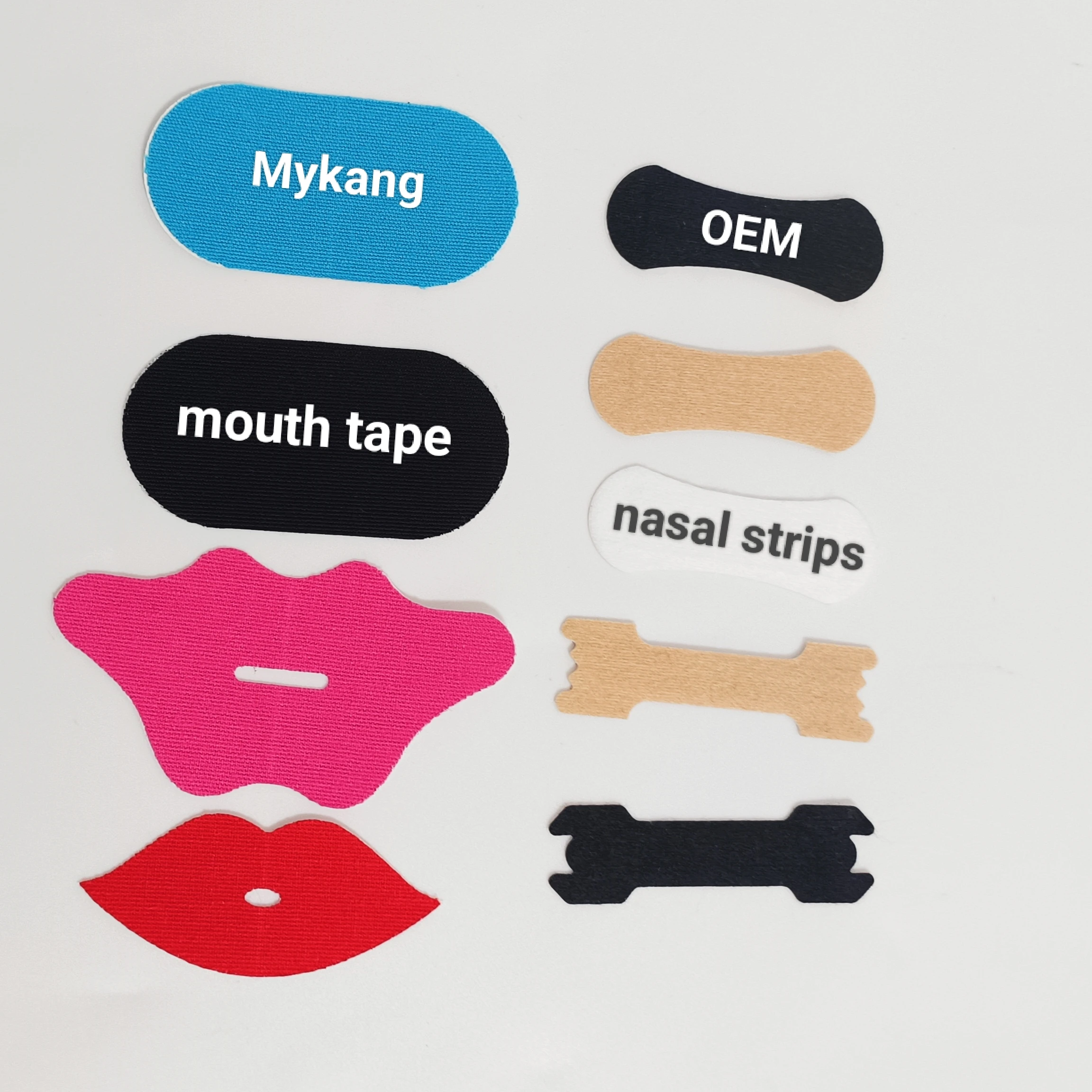 cotton/rayon flexible mouth tape strong adhesive tape for sealing mouth kinesiology tape for better nose breathing sleep strip