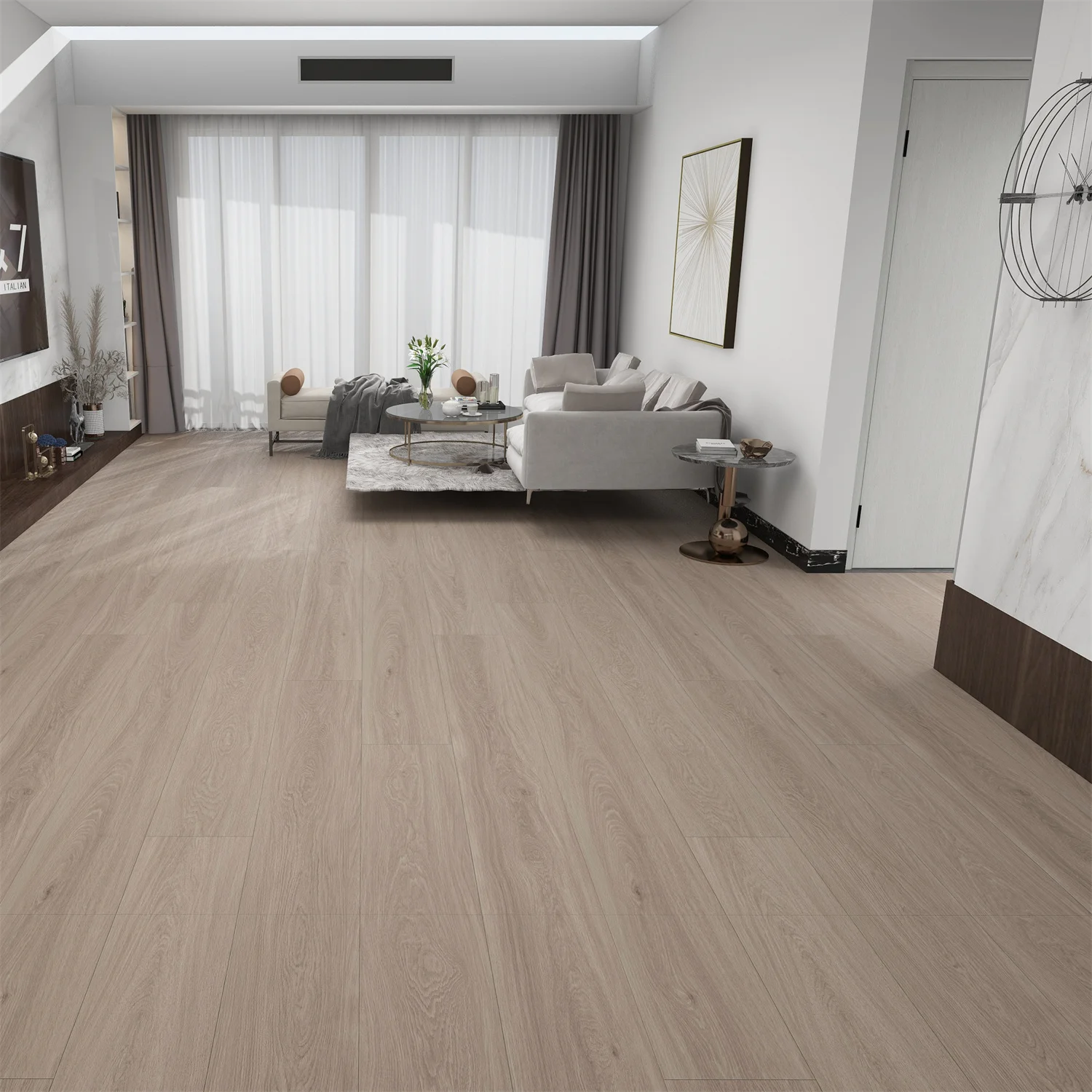 wholesale MgO laminate flooring 8.2mm mineral flooring Long Service Life Waterproof and Fireproof MgO floor
