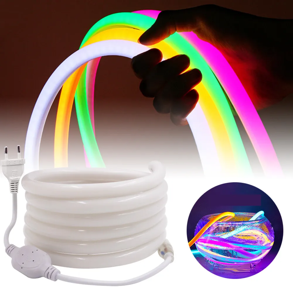 Warm White RGB RGBW 14MM 16MM 18MM 20MM 360 Degree View Round Led Flex Neon Light