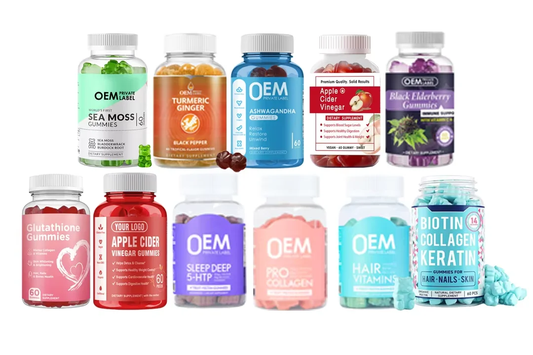 OEM ODM High Quality Mushroom Complex Gummies Booster Brain Boost Lion Mane Mushroom Gummies