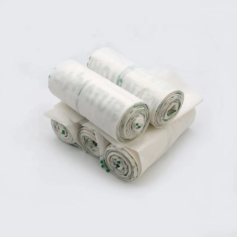 China Manufacturer Biodegradable PE + EPI Plastic Green Bags With Cheap Price With Customized logo