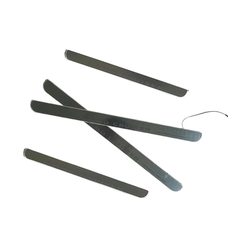 Stainless Steel Door Sill with led for Land Cruiser 2008-2021 LED Door Sill Plate for LC200