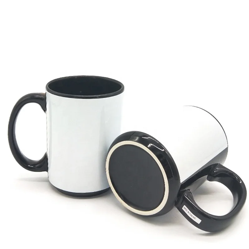 Wholesale customized large 15 oz blank sublimation mug