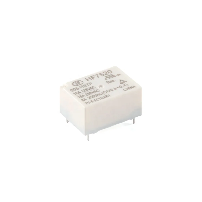 Power Relay HF7520 DC 5V 12V 24V 4Pin Small High Power Relay HF7520-005-HSTP HF7520-012-HSTP HF7520-024-HSTP