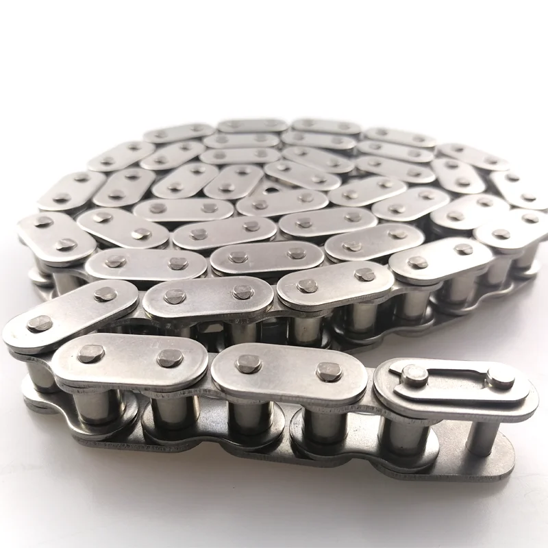 Industrial chain stainless steel roller chain  ss s60-1 straight plate roller chain