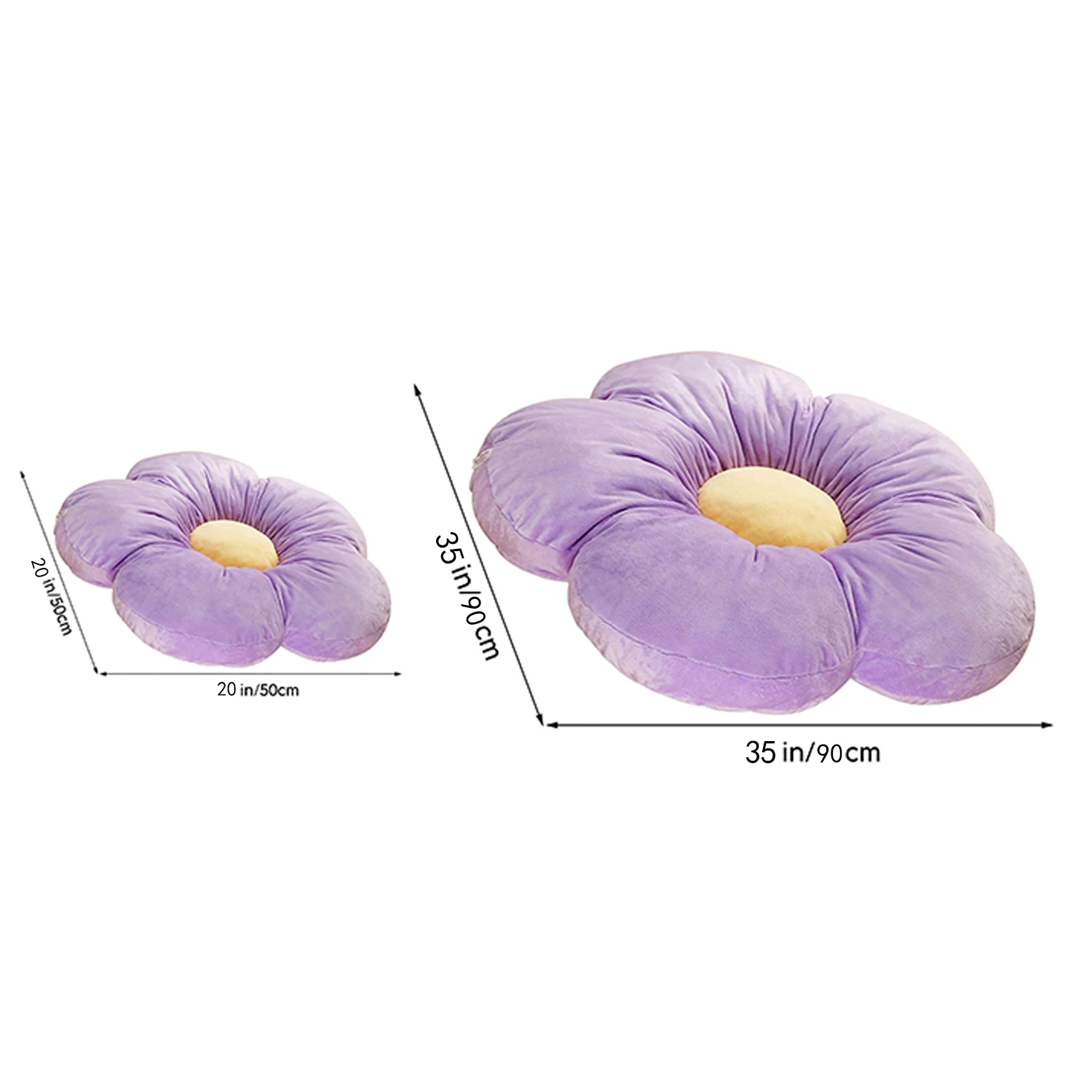 SIPEIEN Kids Floor Pillow Girls Flower Pillow Soft Comfortable Tatami Floor Pillow for Indoor and Outdoor