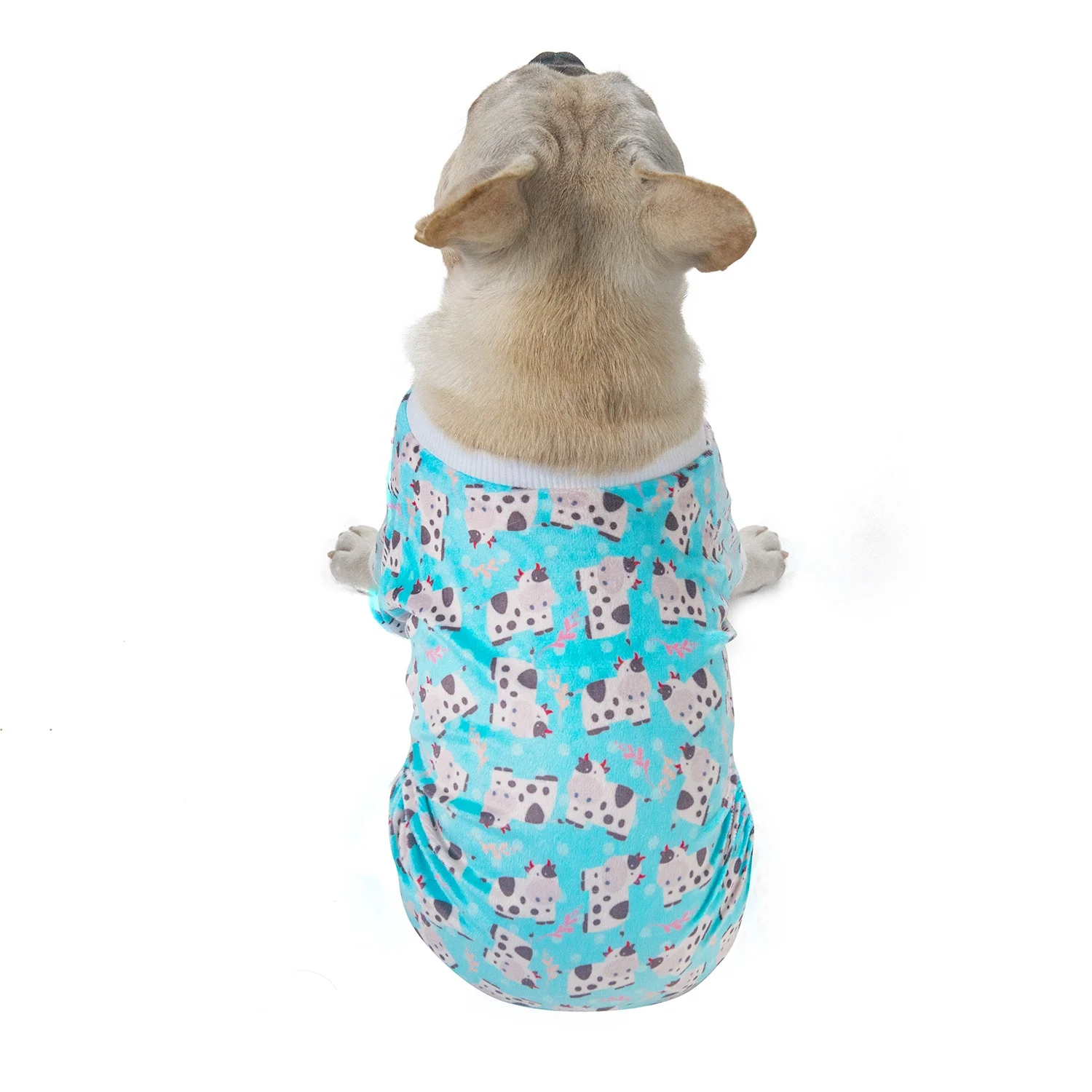 CuteBone Wholesale 2 Pack Dog Clothes Super Soft Polyester Puppy Pajamas Lightweight Sleepwear for Dog