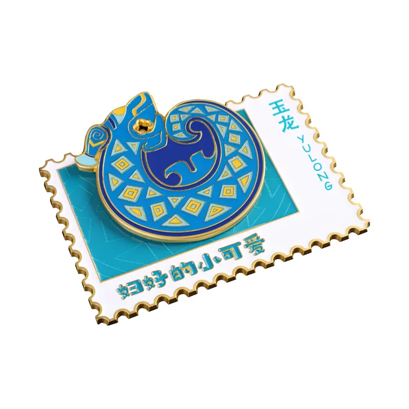 Personalized Custom 3D Embossed Metal Souvenir Fridge Magnet Aluminum Decorative License Plate Style