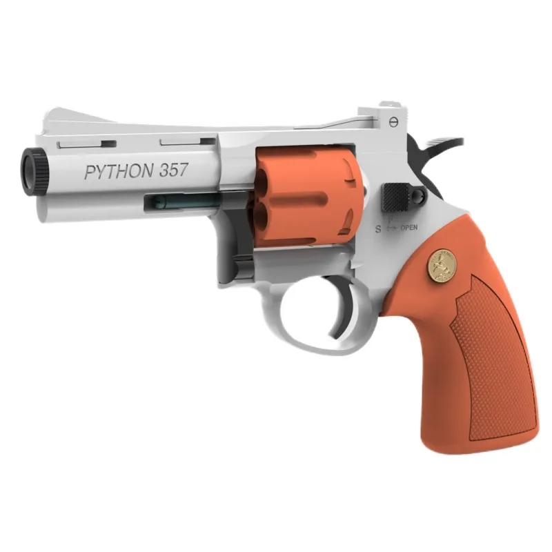 Hot sell plastic metal soft bullet outdoor shooting high quality gun revolver toy gun for revolver with bullet