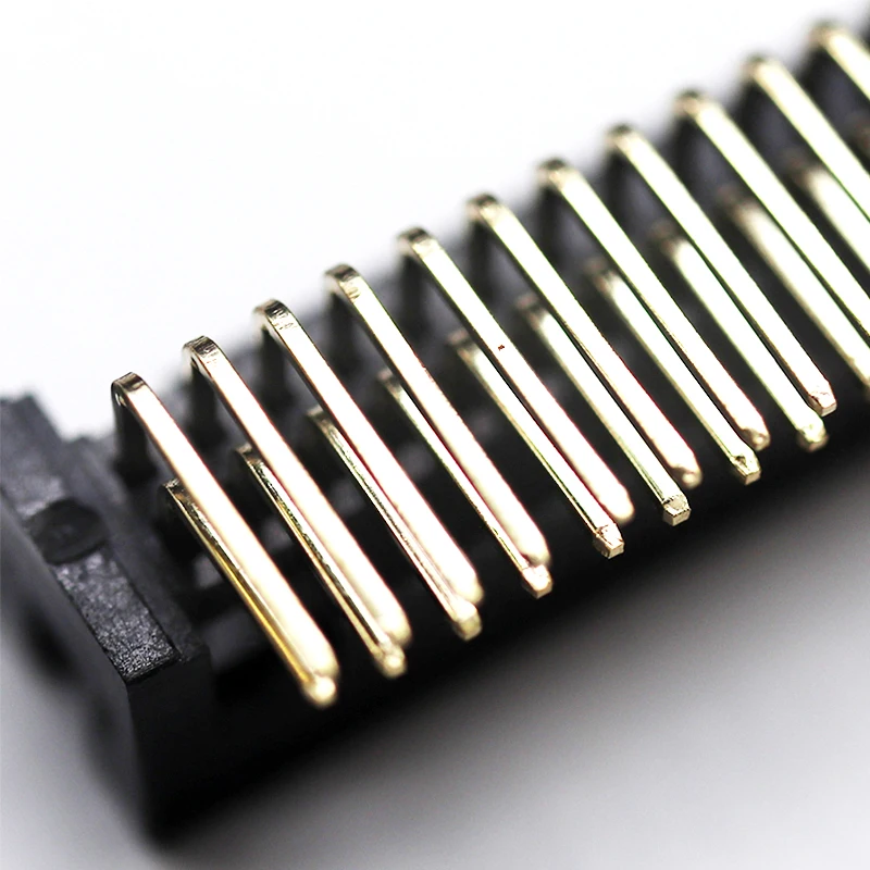 Разъем Pcb Заголовка коробки прямой угол 1 27 мм Шаг height5.7 6 5 positions6-100pin розетка коробка штыревой разъем правый инструменты для наращивания волос