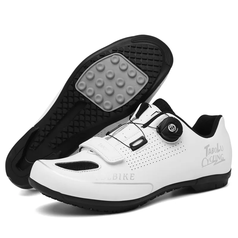 carbon sole cycling shoes For Man Bicycle Bike waterproof cycling footwear high quality road cycling shoes road bike clip