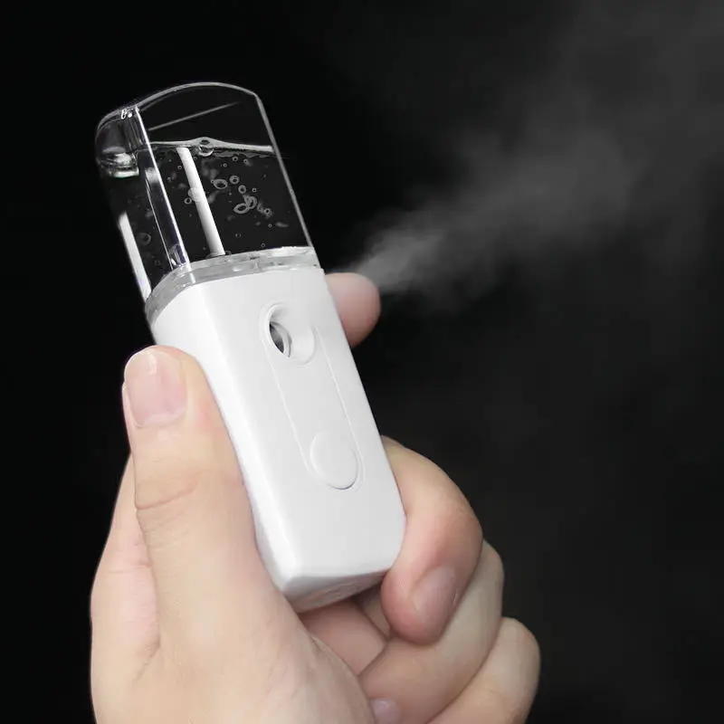  Стоковая Новый уход за кожей лица пароход Nano спрей для 2 в 1 75% алкоголя USB перезаряжаемые портативный бутылка дезинфицирующего
