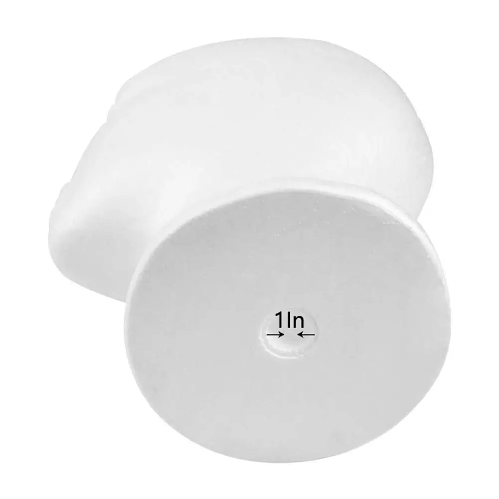 Styrofoam Wig Head, Female Foam Mannequin Head Stand and Holder for Style