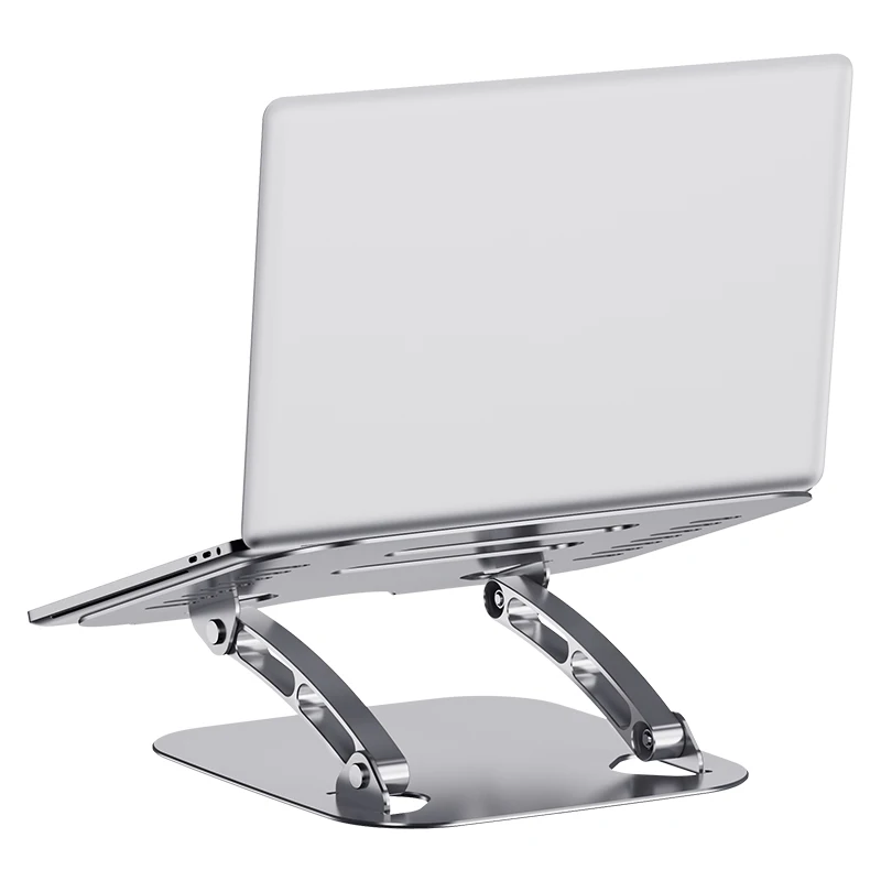 Home office tablet stand Ergonomic foldable adjustable multi angle height aluminum notebook stand