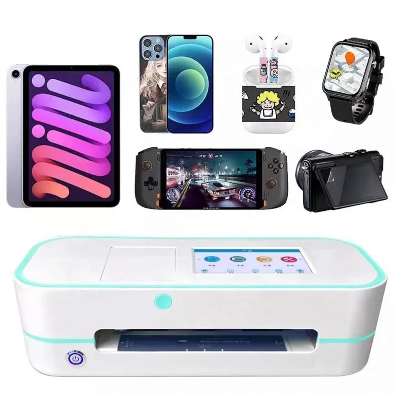 Все типы ТПУ Гидрогелевая Защитная пленка для УФ-экрана для мобильного телефона, интеллектуальная машина для резки