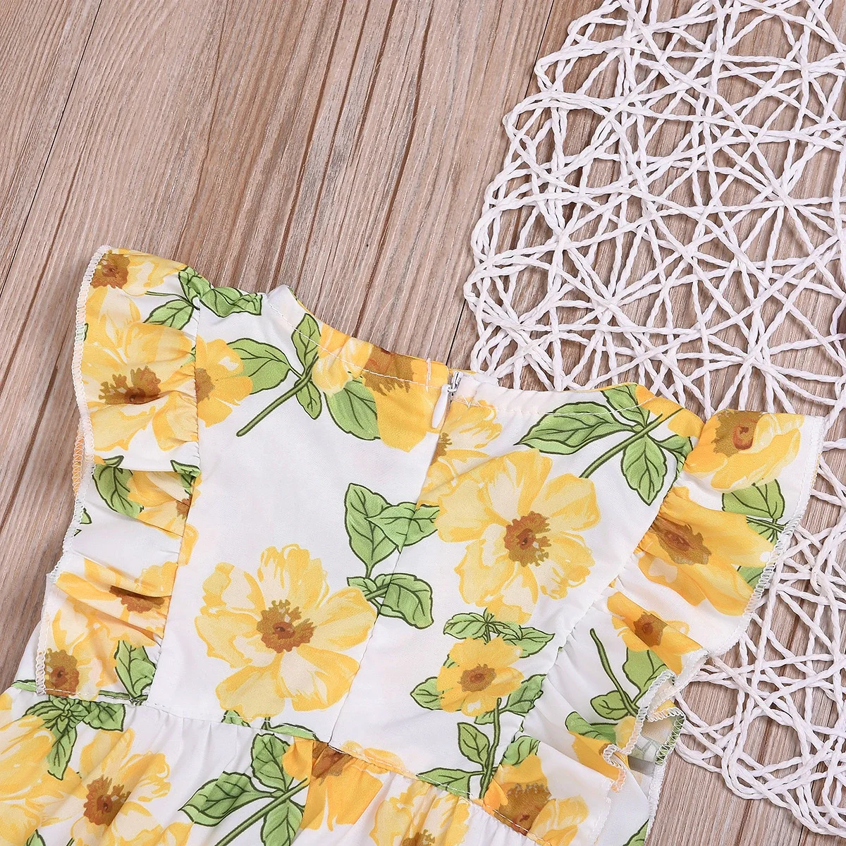 
Bulk Buy Baby Clothing Baby Clothes Newborn Sleeveless Flower Print Jumpsuit Kids Girls Summer Casual Romper Baby 