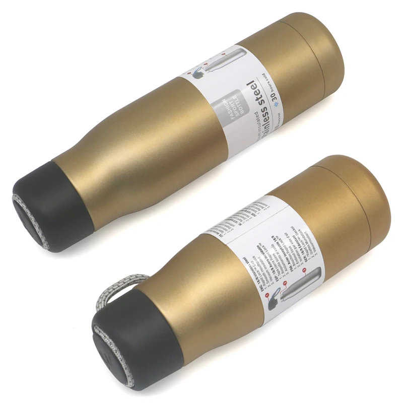 
Best sale 20 OZ thermos vacuum flasks with rope handle / double wall vacuum stainless steel water bottle 