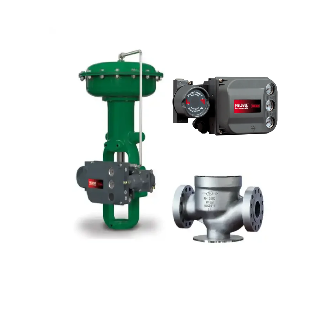 Fisher DVC6010 Digital Valve Positioner With Fisher 657 And 667 Pneumatic Diaphragm Actuator For China Pneumatic Ball Valve