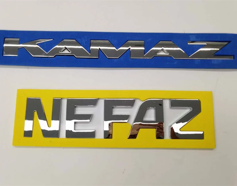 Custom Design Chrome Logo Emblems Badges For Car Decoration